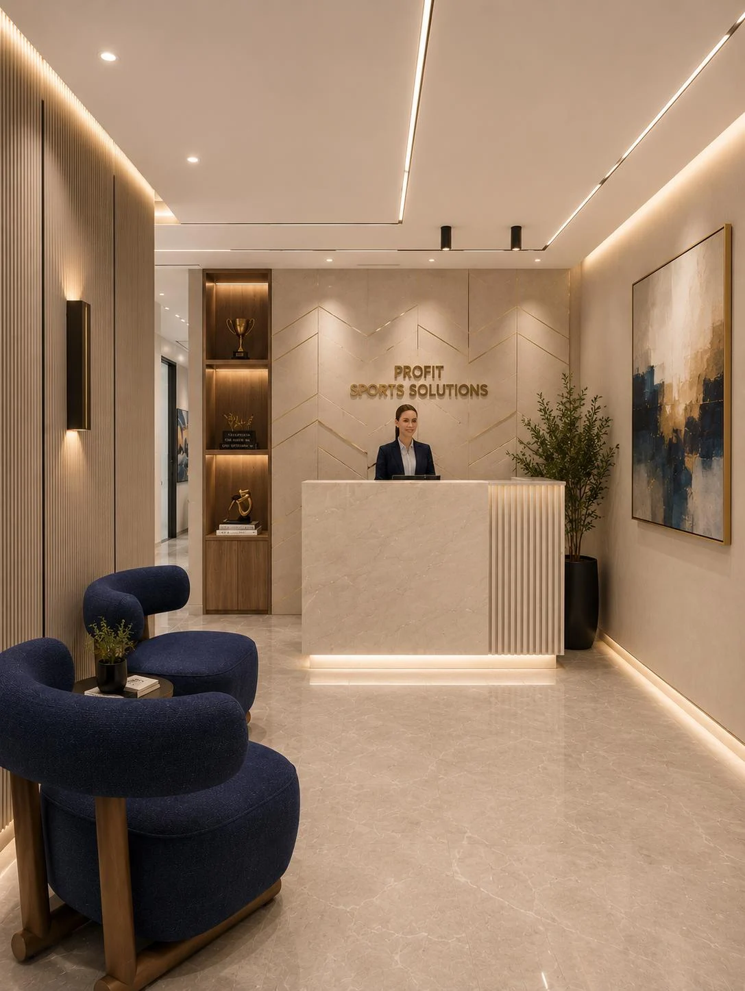 Profit Sport Solutions HQ — A modern executive workspace